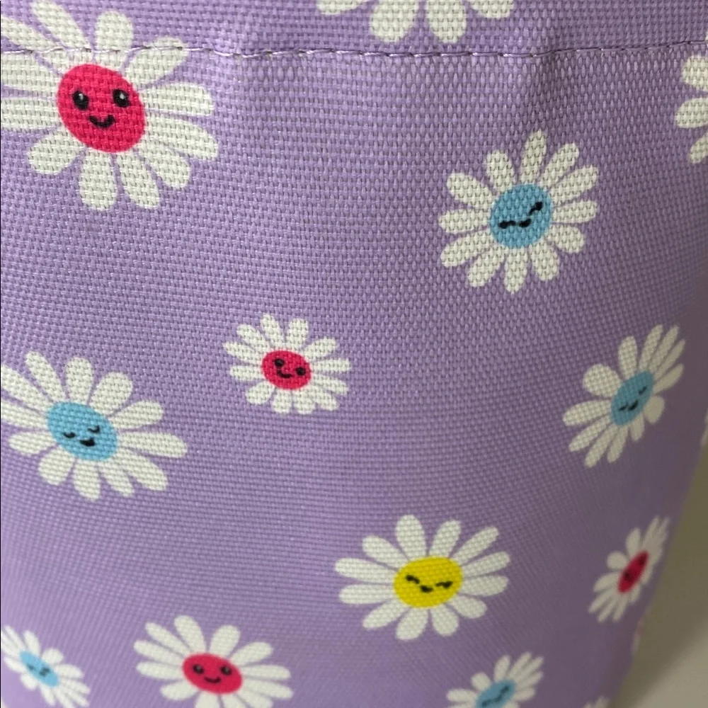 Bella Canvas Purple Floral Kids Basket